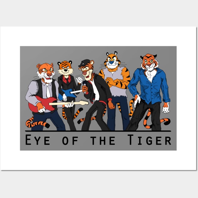 Eye of the Tiger Wall Art by joshthecartoonguy